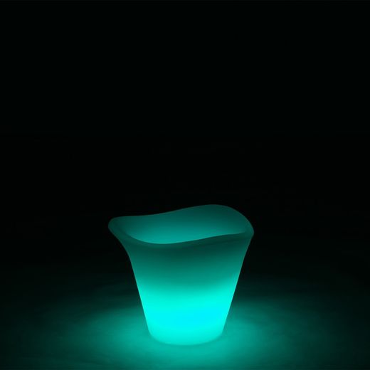 Veelkleurige led-buitenlamp voor ijsblokjes, 34x33x26.5cm