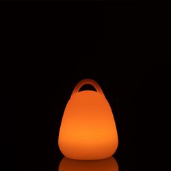 Lampe de table d'extérieur avec poignée LED multicolore, Ø19x24cm