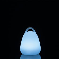 Lampe de table d'extérieur avec poignée LED multicolore, Ø19x24cm