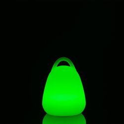 Lampe de table d'extérieur avec poignée LED multicolore, Ø19x24cm