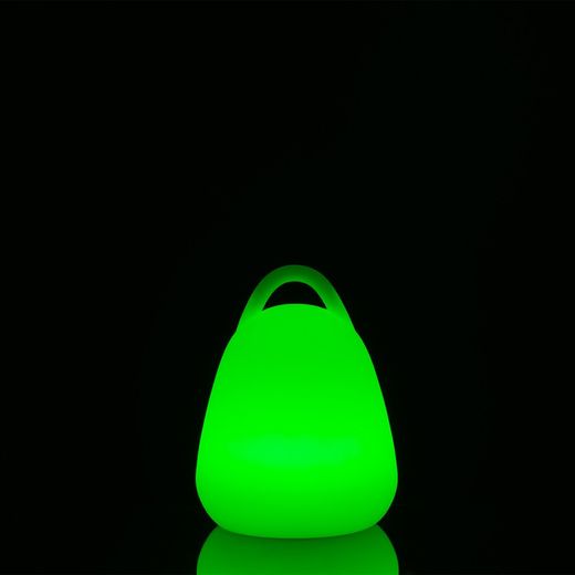 Lampe de table d'extérieur avec poignée LED multicolore, Ø19x24cm