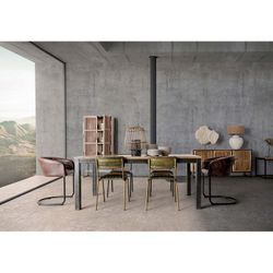 Gold Iron Table Lamp, 27x24x64cm