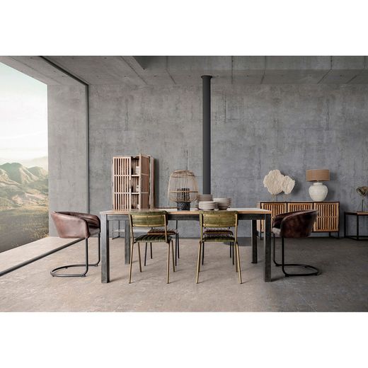 Gold Iron Table Lamp, 27x24x64cm