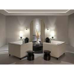 Lampe de table en métal noir, Ø14x33cm