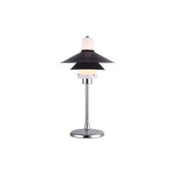Lampe de table en verre marron, 25x55 cm