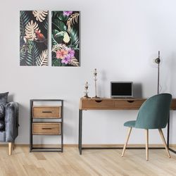 Iron table lamp 26x26x66 cm