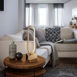 Επιτραπέζιο φωτιστικό Led Μεταλλικό Colette Rose Gold, 10x10x41cm