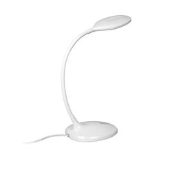 Weiße Scoop Led Tischlampe, 32x17x42cm