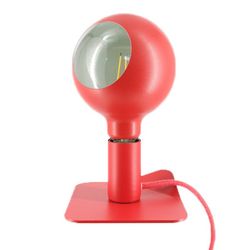 Lámpara de mesa mágnetica Iride rojo,  Ø12 x 29 cm
