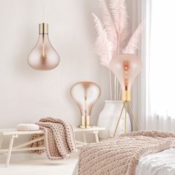 Lampe de table mod. Triz-fumé D40-H53