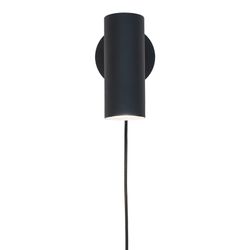Lampada da parete in acciaio nero, 15 x 10 x 22 cm | Parigi