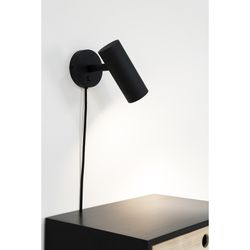 Wall lamp in black steel, 15 x 10 x 22 cm | Paris
