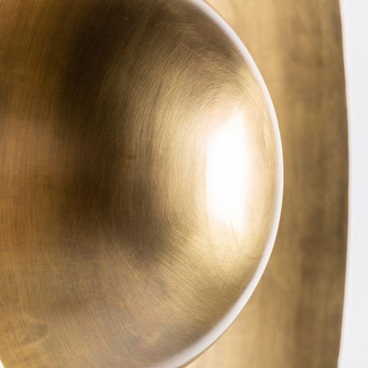Aplique de hierro dorado, 70 x 27 x 70 cm | Cymbals