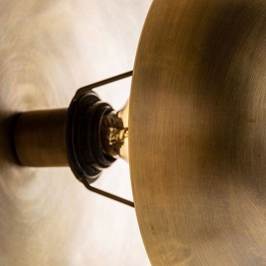 Aplique de hierro dorado, 70 x 27 x 70 cm | Cymbals