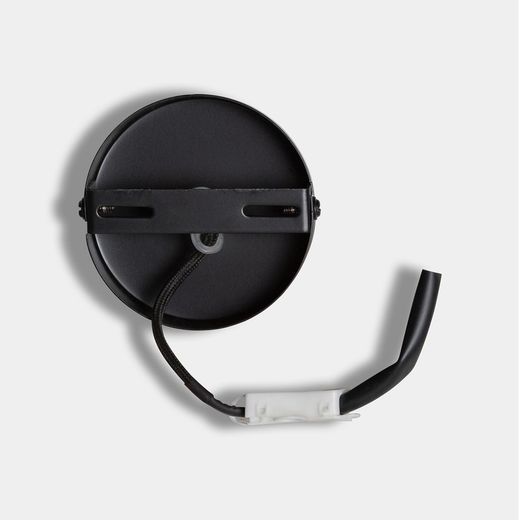 Χρυσό / Μαύρο Σιδερένιο Επιτοίχιο Φωτιστικό, 10x25x51cm