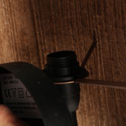 Φωτιστικό τοίχου από γιούτα και σιδερένιο σε φυσικό και ανθρακί χρώμα, 25 x 15 x 24 cm | Khed