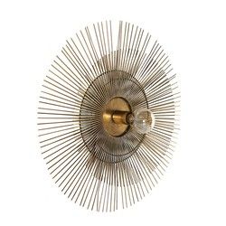 Væglampe af jern 61x61x20 cm