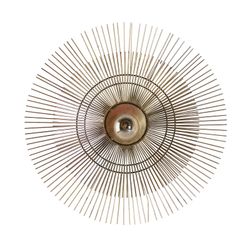 Væglampe af jern 61x61x20 cm