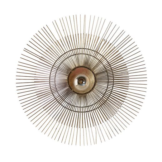 Væglampe af jern 61x61x20 cm