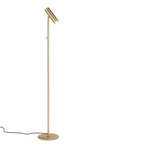 Gold steel floor lamp, 25 x 25 x 150 cm | Paris