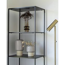 Gold steel floor lamp, 25 x 25 x 150 cm | Paris