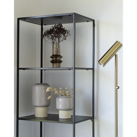 Gold steel floor lamp, 25 x 25 x 150 cm | Paris