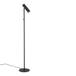 Stål gulvlampe i sort, 25 x 25 x 150 cm | Paris