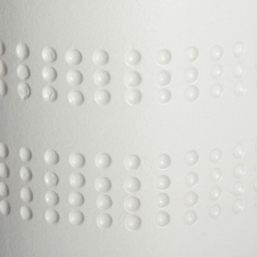 Lámpara de pie de cerámica en blanco y arena, 35 x 35 x 122 cm | Balkeshe