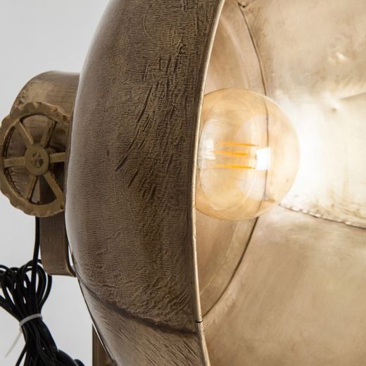 Golden Iron Floor Lamp, 82x80x135cm