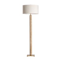 Beige ijzeren vloerlamp, 50 x 50 x 166 cm