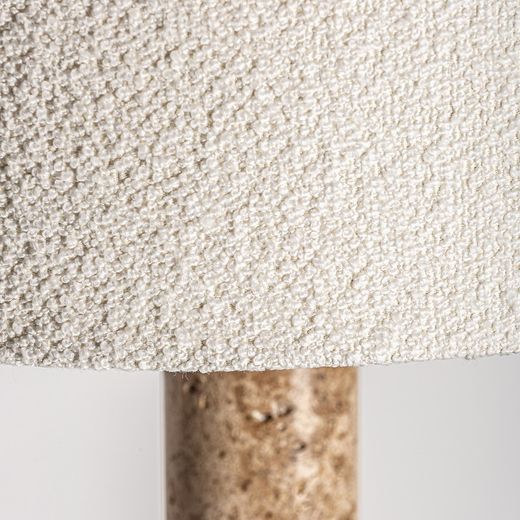 Beige ijzeren vloerlamp, 50 x 50 x 166 cm