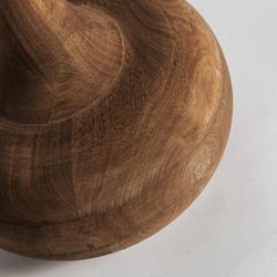 Golvlampa av mangoträ och jute i natur och ljusbrunt, 50 x 50 x 158 cm | Affe