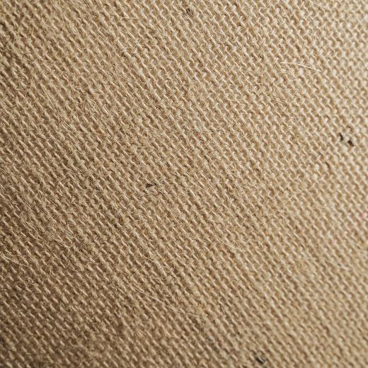 Golvlampa av mangoträ och jute i natur och ljusbrunt, 50 x 50 x 158 cm | Affe