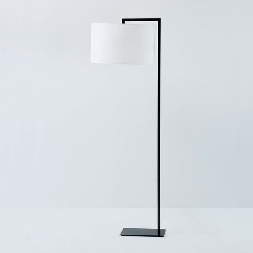 Black Metal Floor Lamp, 20x35x170cm