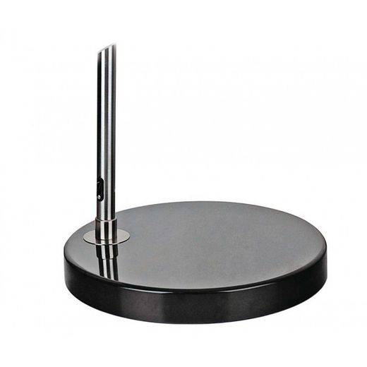 Metal and marble floor lamp in black, 180 x 38 x 214 cm | Ar