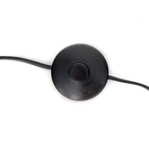 Lámpara de pie de vidrio gris, 46x150 cm