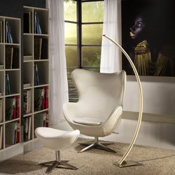 Arcus Gold Led Metal Floor Lamp, 20x62x150cm