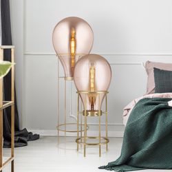 Stehleuchte mod. Hatann-smoky D40-H108