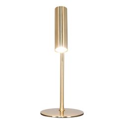 Lampe de table en acier doré, 20 x 20 x 47 cm | Paris