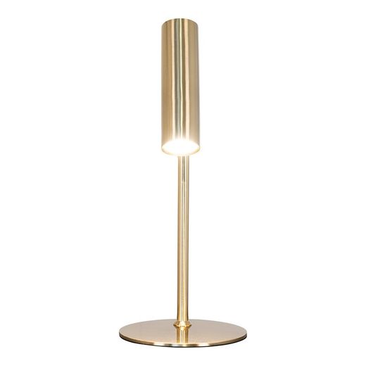 Lampe de table en acier doré, 20 x 20 x 47 cm | Paris