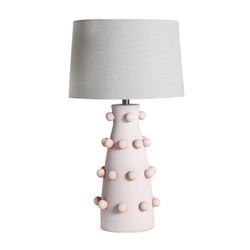 Lampe de table en céramique rose, 40 x 40 x 73 cm | Judith