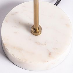 Natural iron table lamp, 24 x 24 x 54 cm