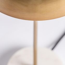 Natural iron table lamp, 24 x 24 x 54 cm