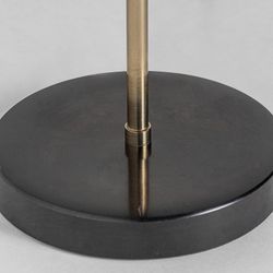 Lampe de table en fer naturel, 33 x 33 x 53 cm