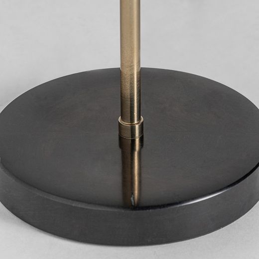 Lampe de table en fer naturel, 33 x 33 x 53 cm