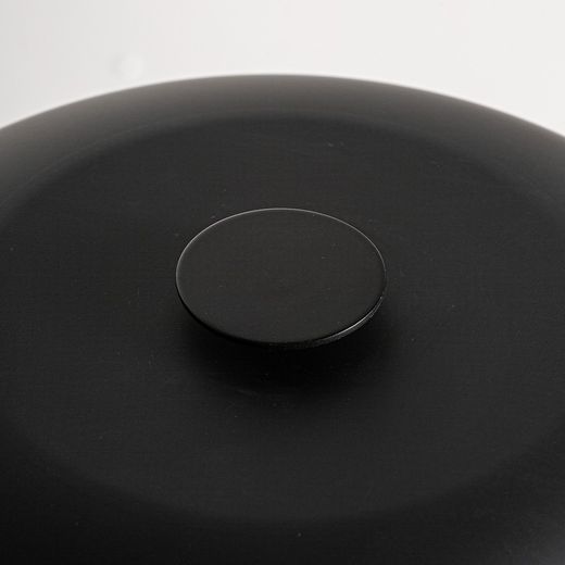 Lampe de table en fer noir, 30 x 30 x 40 cm