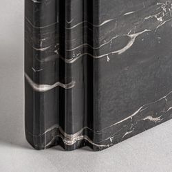 Lampe de table en fer noir, 42 x 25 x 68 cm