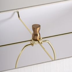 Lampe de table en fer noir, 42 x 25 x 68 cm