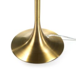 Gold metal table lamp, 30x30x53 cm