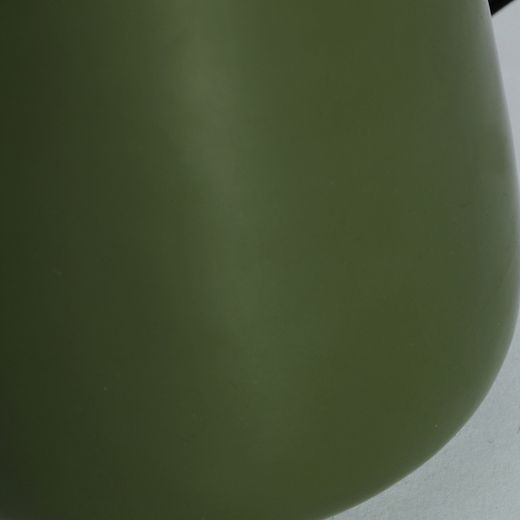 Lámpara de sobremesa de metal en verde y blanco, 27 x 27 x 40 cm | Montalcino